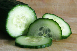 pittige komkommersalade